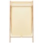 vidaXL Cesto de ropa sucia madera de cedro y tela beige 42x41x64 cm vidaXL Cesto de ropa sucia madera de cedro y tela beige 42x41x64 cm