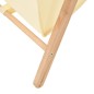vidaXL Cesto de ropa sucia madera de cedro y tela beige 42x41x64 cm vidaXL Cesto de ropa sucia madera de cedro y tela beige 42x41x64 cm