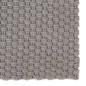 vidaXL Alfombra rectangular algodón gris 120x180 cm vidaXL Alfombra rectangular algodón gris 120x180 cm