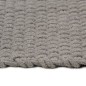 vidaXL Alfombra rectangular algodón gris 120x180 cm vidaXL Alfombra rectangular algodón gris 120x180 cm