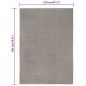 vidaXL Alfombra rectangular algodón gris 120x180 cm vidaXL Alfombra rectangular algodón gris 120x180 cm
