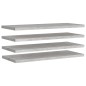 vidaXL Estantes flotantes pared 4 uds gris hormigón MDF 90x23,5x3,8 cm vidaXL Estantes flotantes pared 4 uds gris hormigón MDF 90x23,5x3,8 cm