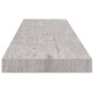 vidaXL Estantes flotantes pared 4 uds gris hormigón MDF 90x23,5x3,8 cm vidaXL Estantes flotantes pared 4 uds gris hormigón MDF 90x23,5x3,8 cm