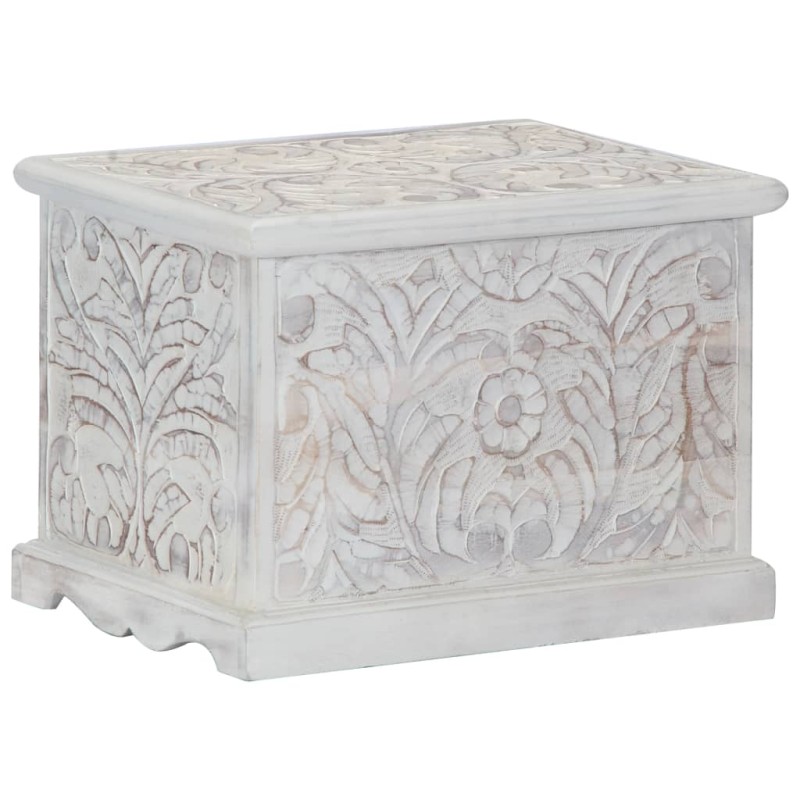 vidaXL Caja de almacenaje de madera maciza de acacia 58x40x40 cm vidaXL Caja de almacenaje de madera maciza de acacia 58x40x40 cm