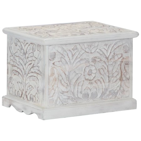 vidaXL Caja de almacenaje de madera maciza de acacia 58x40x40 cm