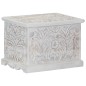 vidaXL Caja de almacenaje de madera maciza de acacia 58x40x40 cm vidaXL Caja de almacenaje de madera maciza de acacia 58x40x40 cm