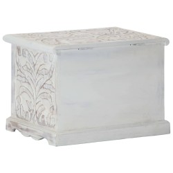 vidaXL Caja de almacenaje de madera maciza de acacia 58x40x40 cm