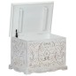 vidaXL Caja de almacenaje de madera maciza de acacia 58x40x40 cm vidaXL Caja de almacenaje de madera maciza de acacia 58x40x40 cm