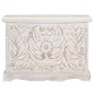vidaXL Caja de almacenaje de madera maciza de acacia 58x40x40 cm vidaXL Caja de almacenaje de madera maciza de acacia 58x40x40 cm