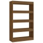 vidaXL Estantería/divisor madera ingeniería marrón roble 80x30x135 cm vidaXL Estantería/divisor madera ingeniería marrón roble 80x30x135 cm