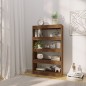 vidaXL Estantería/divisor madera ingeniería marrón roble 80x30x135 cm vidaXL Estantería/divisor madera ingeniería marrón roble 80x30x135 cm