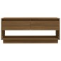 vidaXL Mueble de TV madera de ingeniería marrón roble 102x41x44 cm