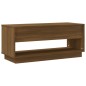 vidaXL Mueble de TV madera de ingeniería marrón roble 102x41x44 cm