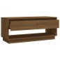 vidaXL Mueble de TV madera de ingeniería marrón roble 102x41x44 cm
