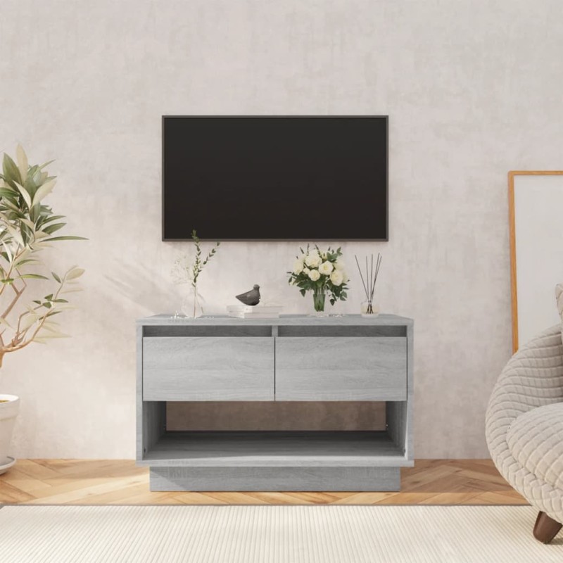 vidaXL Mueble de TV madera de ingeniería gris Sonoma 70x41x44 cm vidaXL Mueble de TV madera de ingeniería gris Sonoma 70x41x44 cm