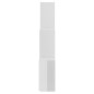 vidaXL Estante cubo de pared contrachapado blanco brillante 78x15x93cm vidaXL Estante cubo de pared contrachapado blanco brillante 78x15x93cm