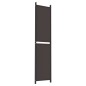 vidaXL Biombo divisor de 5 paneles de tela marrón 250x220 cm vidaXL Biombo divisor de 5 paneles de tela marrón 250x220 cm