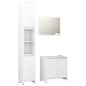 vidaXL Juego de muebles de baño 3 piezas madera ingeniería blanco vidaXL Juego de muebles de baño 3 piezas madera ingeniería blanco
