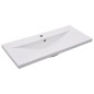 vidaXL Mueble con lavabo madera de ingeniería blanco brillante vidaXL Mueble con lavabo madera de ingeniería blanco brillante
