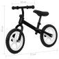 vidaXL Bicicleta sin pedales 11 pulgadas negra vidaXL Bicicleta sin pedales 11 pulgadas negra