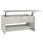 vidaXL Mesa de centro madera contrachapada gris hormigón 80x50x40 cm vidaXL Mesa de centro madera contrachapada gris hormigón 80x50x40 cm