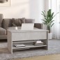 vidaXL Mesa de centro madera contrachapada gris hormigón 80x50x40 cm vidaXL Mesa de centro madera contrachapada gris hormigón 80x50x40 cm