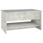 vidaXL Mesa de centro madera contrachapada gris hormigón 80x50x40 cm vidaXL Mesa de centro madera contrachapada gris hormigón 80x50x40 cm