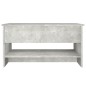 vidaXL Mesa de centro madera contrachapada gris hormigón 80x50x40 cm vidaXL Mesa de centro madera contrachapada gris hormigón 80x50x40 cm