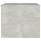 vidaXL Mesa de centro madera contrachapada gris hormigón 80x50x40 cm vidaXL Mesa de centro madera contrachapada gris hormigón 80x50x40 cm