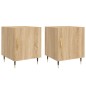 vidaXL Mesitas noche 2 uds madera ingeniería roble Sonoma 40x40x50 cm vidaXL Mesitas noche 2 uds madera ingeniería roble Sonoma 40x40x50 cm