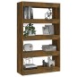vidaXL Estantería/divisor madera ingeniería roble ahumado 80x30x135 cm vidaXL Estantería/divisor madera ingeniería roble ahumado 80x30x135 cm