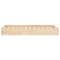 vidaXL Estructura de cama madera maciza 75x190 cm