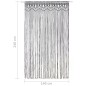 vidaXL Cortina de macramé algodón gris antracita 140x240 cm vidaXL Cortina de macramé algodón gris antracita 140x240 cm