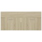 vidaXL Mueble con lavabo madera de ingeniería roble Sonoma vidaXL Mueble con lavabo madera de ingeniería roble Sonoma