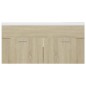 vidaXL Mueble con lavabo madera de ingeniería roble Sonoma vidaXL Mueble con lavabo madera de ingeniería roble Sonoma