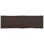 vidaXL Tablero mesa madera tratada borde vivo marrón 180x50x(2-6) cm vidaXL Tablero mesa madera tratada borde vivo marrón 180x50x(2-6) cm