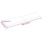 vidaXL Tablero mesa madera tratada borde vivo marrón 180x50x(2-6) cm vidaXL Tablero mesa madera tratada borde vivo marrón 180x50x(2-6) cm