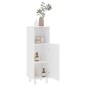 vidaXL Juego de muebles de baño 3 pzas madera de ingeniería blanco vidaXL Juego de muebles de baño 3 pzas madera de ingeniería blanco