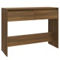 vidaXL Mesa consola madera de ingeniería marrón roble 100x35x76,5 cm vidaXL Mesa consola madera de ingeniería marrón roble 100x35x76,5 cm