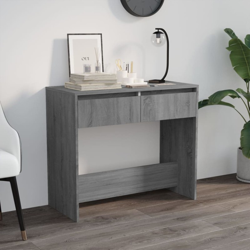 vidaXL Mesa consola madera de ingeniería gris Sonoma 89x41x76,5 cm vidaXL Mesa consola madera de ingeniería gris Sonoma 89x41x76,5 cm
