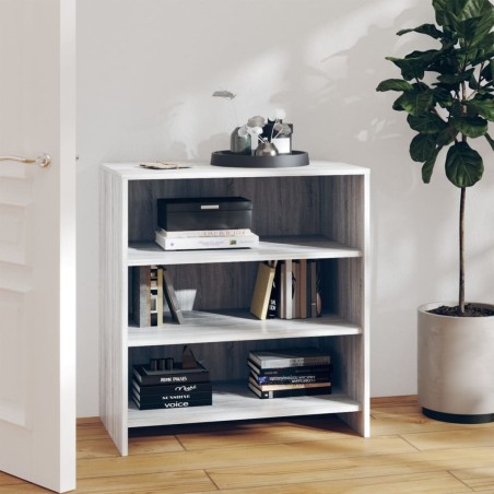 vidaXL Aparador de madera de ingeniería gris Sonoma 70x40,5x75 cm
