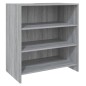 vidaXL Aparador de madera de ingeniería gris Sonoma 70x40,5x75 cm vidaXL Aparador de madera de ingeniería gris Sonoma 70x40,5x75 cm