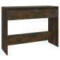 vidaXL Mesa consola madera de ingeniería roble ahumado 100x35x76,5 cm vidaXL Mesa consola madera de ingeniería roble ahumado 100x35x76,5 cm