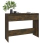 vidaXL Mesa consola madera de ingeniería roble ahumado 100x35x76,5 cm vidaXL Mesa consola madera de ingeniería roble ahumado 100x35x76,5 cm