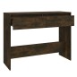 vidaXL Mesa consola madera de ingeniería roble ahumado 100x35x76,5 cm vidaXL Mesa consola madera de ingeniería roble ahumado 100x35x76,5 cm