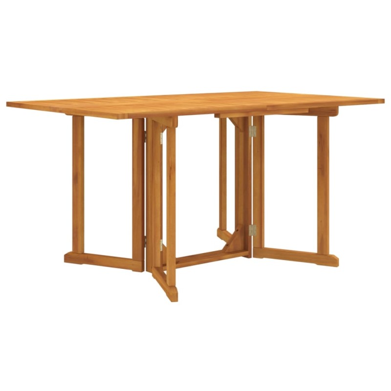 vidaXL Mesa de jardín plegable Butterfly madera de teca 150x90x75 cm vidaXL Mesa de jardín plegable Butterfly madera de teca 150x90x75 cm