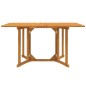 vidaXL Mesa de jardín plegable Butterfly madera de teca 150x90x75 cm vidaXL Mesa de jardín plegable Butterfly madera de teca 150x90x75 cm