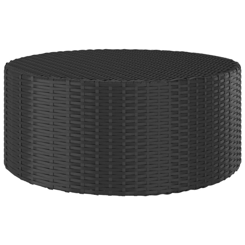 vidaXL Mesita de centro de ratán sintético negro 68x68x30 cm vidaXL Mesita de centro de ratán sintético negro 68x68x30 cm