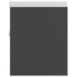 vidaXL Mueble con lavabo madera de ingeniería gris vidaXL Mueble con lavabo madera de ingeniería gris