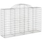 vidaXL Cestas de gaviones 5 uds forma de arco hierro 200x50x120/140 cm vidaXL Cestas de gaviones 5 uds forma de arco hierro 200x50x120/140 cm